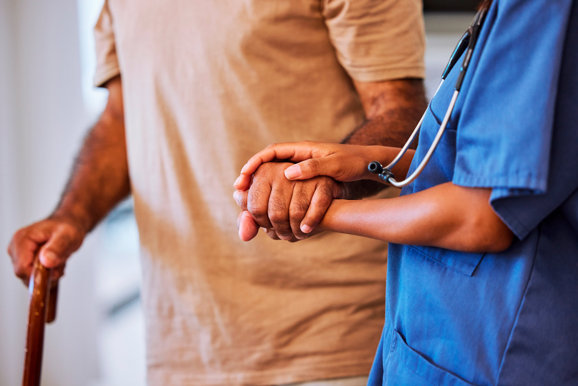 Doctor using digital provider portal to access MetroPlusHealth tools and clinical resources