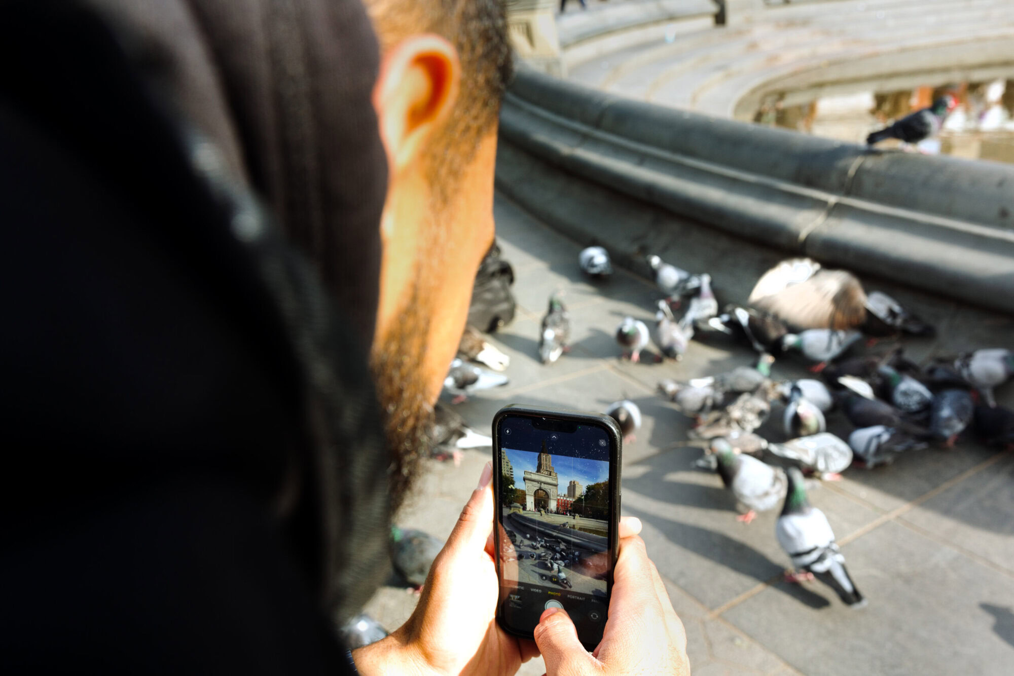 Family at home opting in on a tablet to receive MetroPlusHealth health plan communications and updates.